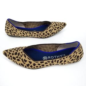 Rothy's | The Point Leopard Pattern Flats